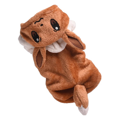 Fleece Dog Costume of Pokemon Eevee