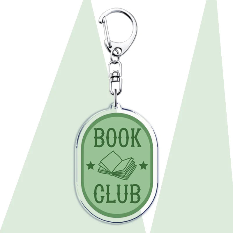 Book Lover Acrylic Keychains
