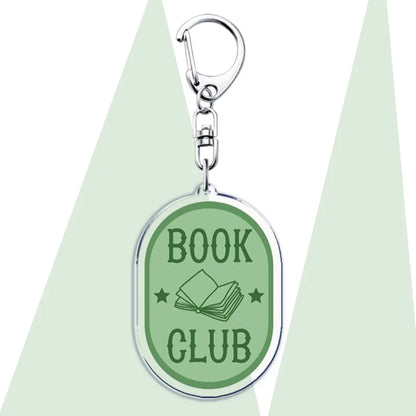 Book Lover Acrylic Keychains
