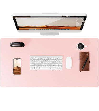 Large Colourful PU Leather Office Desk Mat
