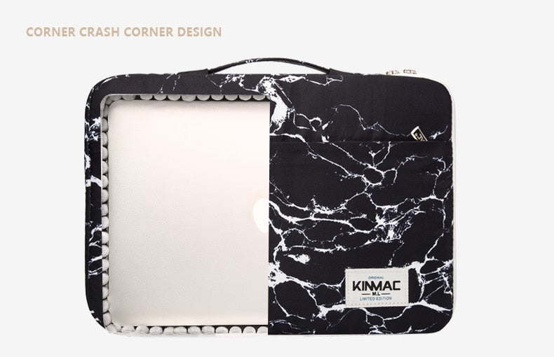 Kinmac Shockproof Laptop Bag - PU Leather