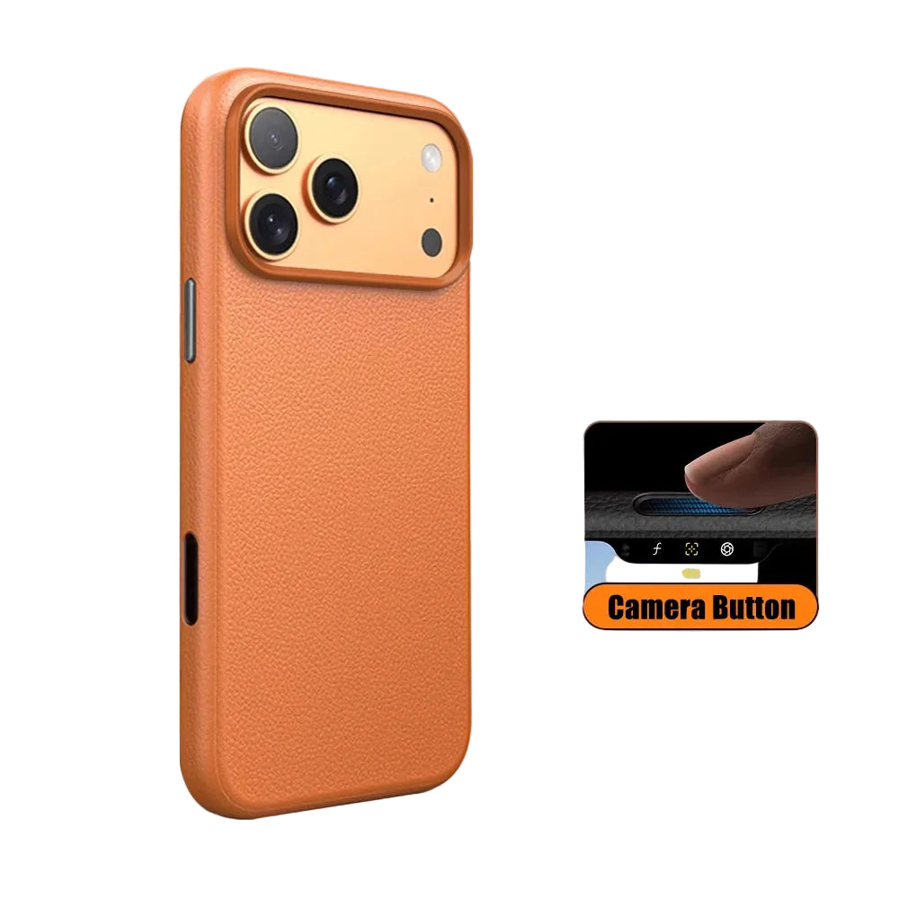 Luxury PU Leather Magnetic Case (for iPhone)
