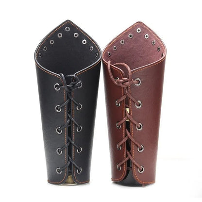 Adult Costume Faux Leather Arm Guard (1pc)