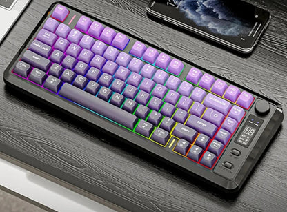 Freewolf M75 Wireless Keyboard with Screen