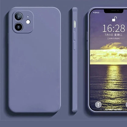 Luxury Liquid Silicone Shockproof iPhone Case - iPhone 11 Models