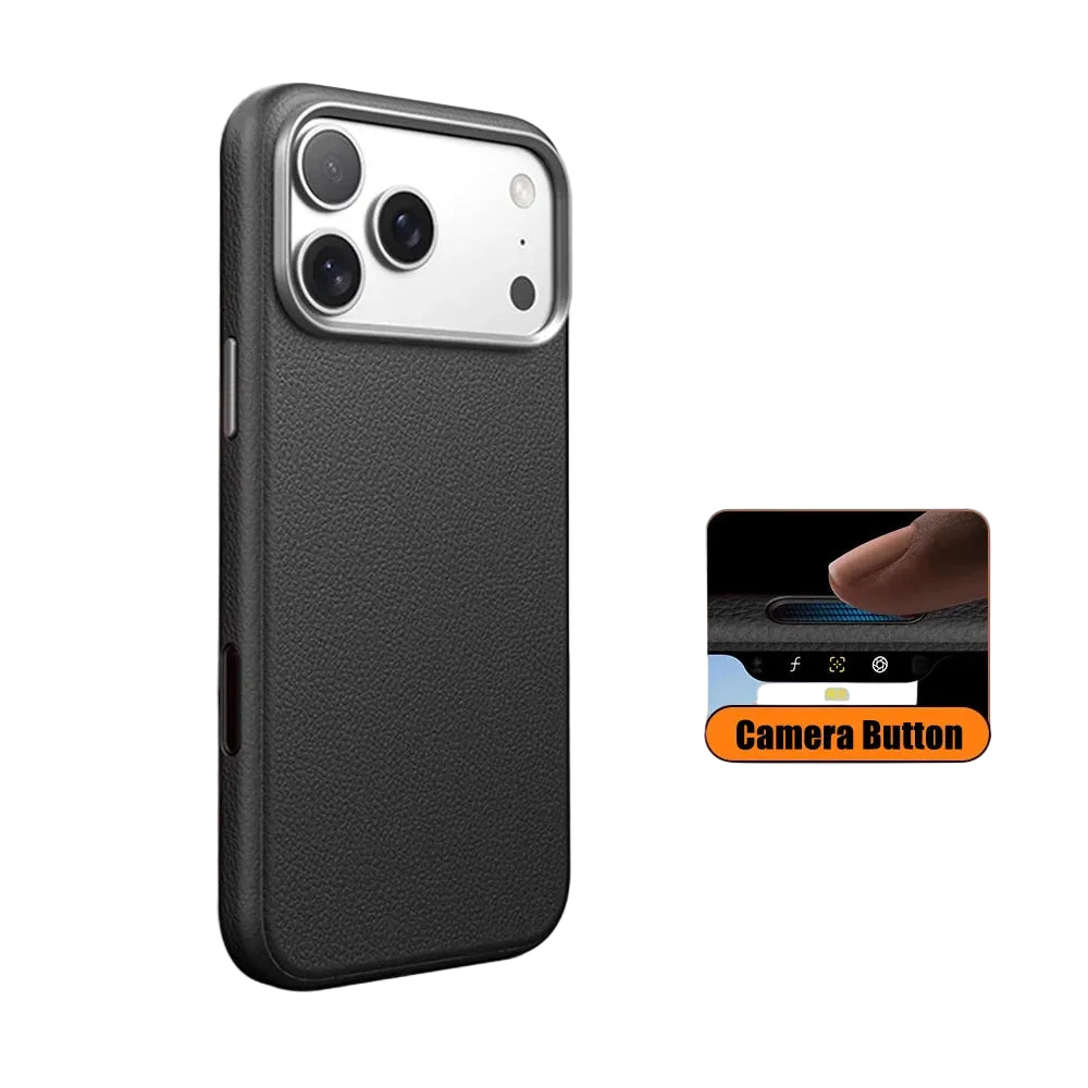 Luxury PU Leather Magnetic Case (for iPhone)