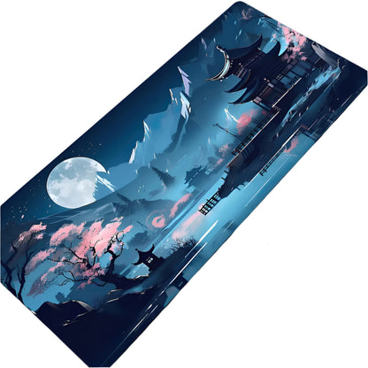 Computer Desk Mat of Japanese Sakura Cherry Blossom