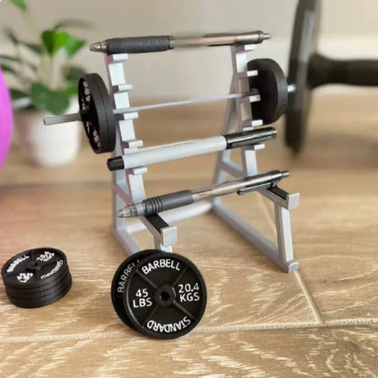 Barbell Gym Rack Pencil Holder