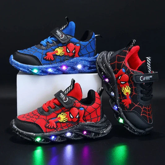 Light-up Spider Man Kids Sneakers