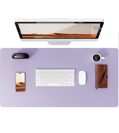 Large Colourful PU Leather Office Desk Mat