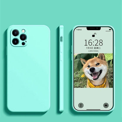 Luxury Liquid Silicone Shockproof iPhone Case - iPhone 12 Models