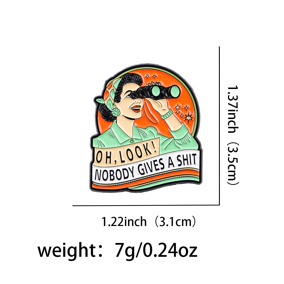 Sarcastic Quote Funny Enamel Pin
