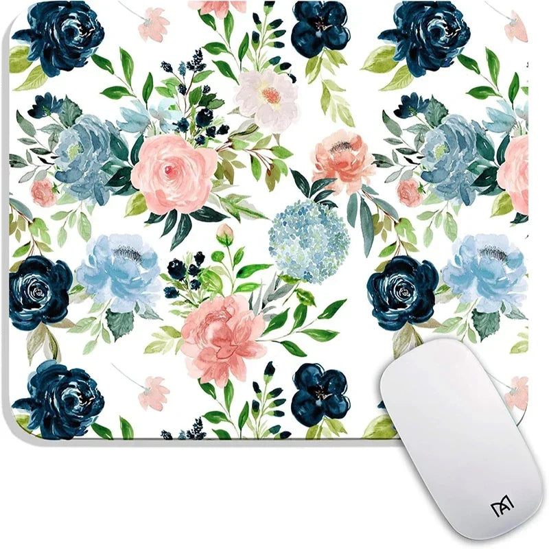 Floral Blooms Non-Slip Mouse Pad