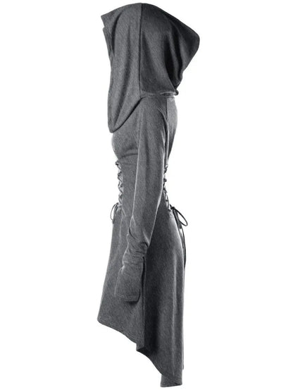 Medieval Mysterious Women's Costume Cloak