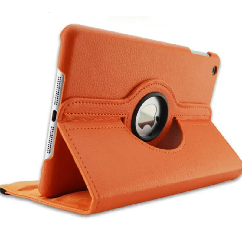 Faux Leather Case with Stand and 360 degree Rotation (for iPad)