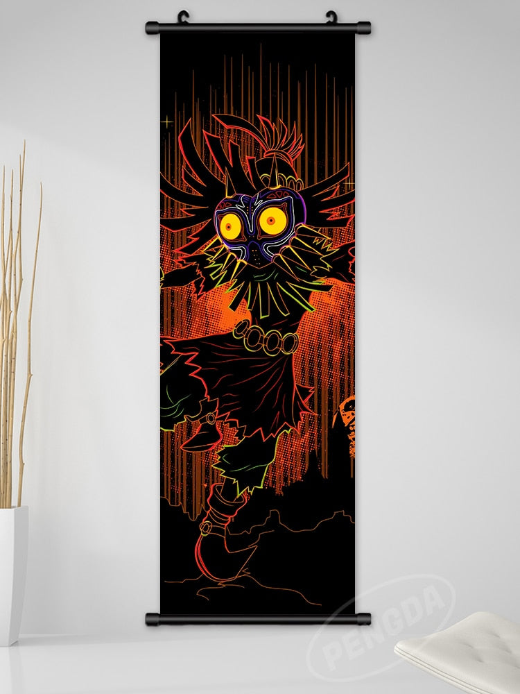 The Legend Of Zelda Dark Poster Scroll Wall Art