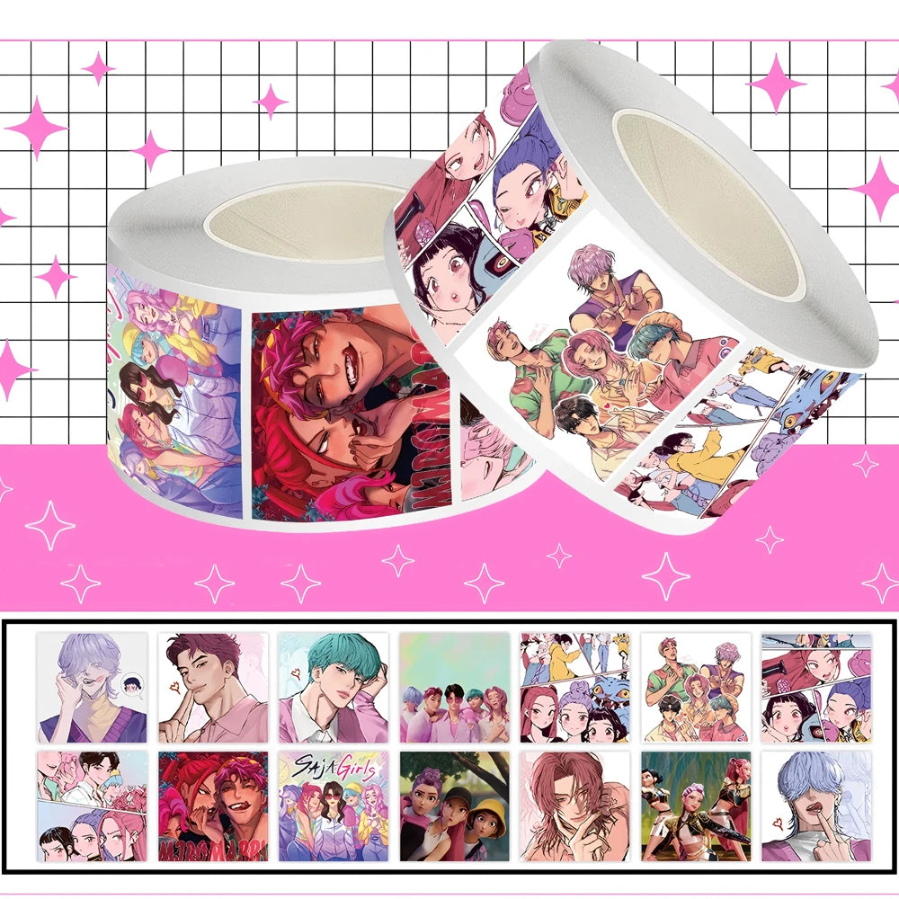 Sticker Decals of K-Pop Demon Hunters