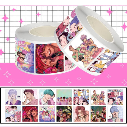 Sticker Decals of K-Pop Demon Hunters