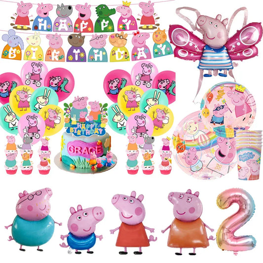 Peppa Pig Birthday Party Supply Kit