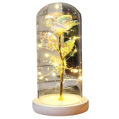 Beauty and the Beast Enchanted Rose Dome Light
