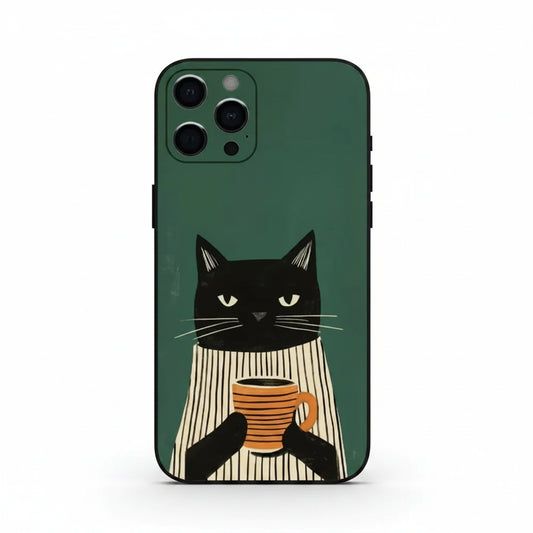 Colourful Cartoon Cat Phone Case (for iPhone)