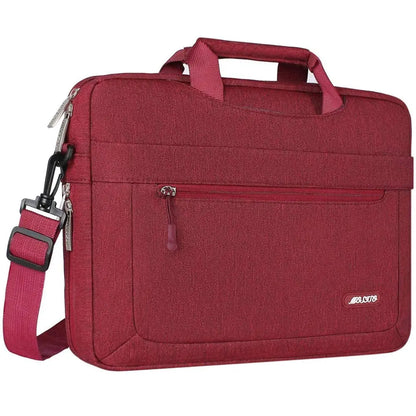 Mosiso Solid Colour Office Laptop Shoulder Bag