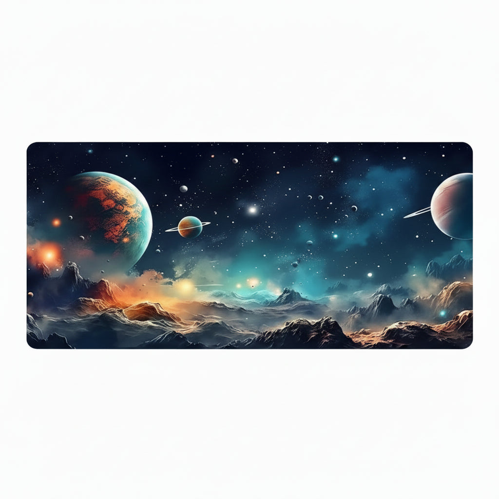Beautiful Galaxy Space Computer Desk Mat