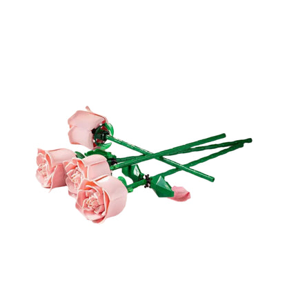 Eternal Flower Rose Building Block Set (LEGO compatible)
