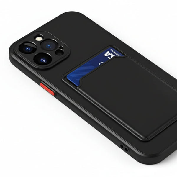 Luxury Soft Silicone Wallet Phone Case (for iPhone)
