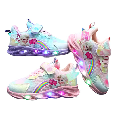 Light-Up Kids Sneakers with Elsa from Frozen