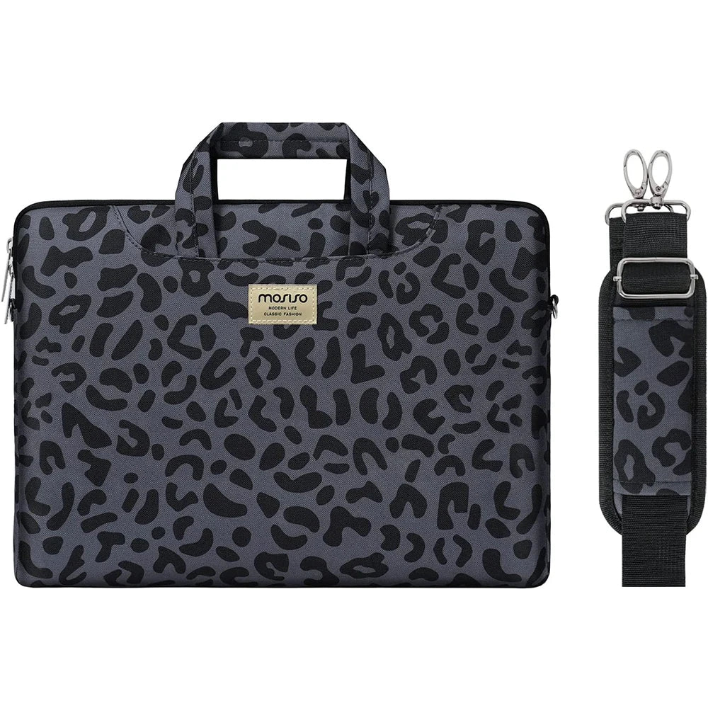 MOSISO Printed Laptop Shoulder Bag – 13–17.3 Inch