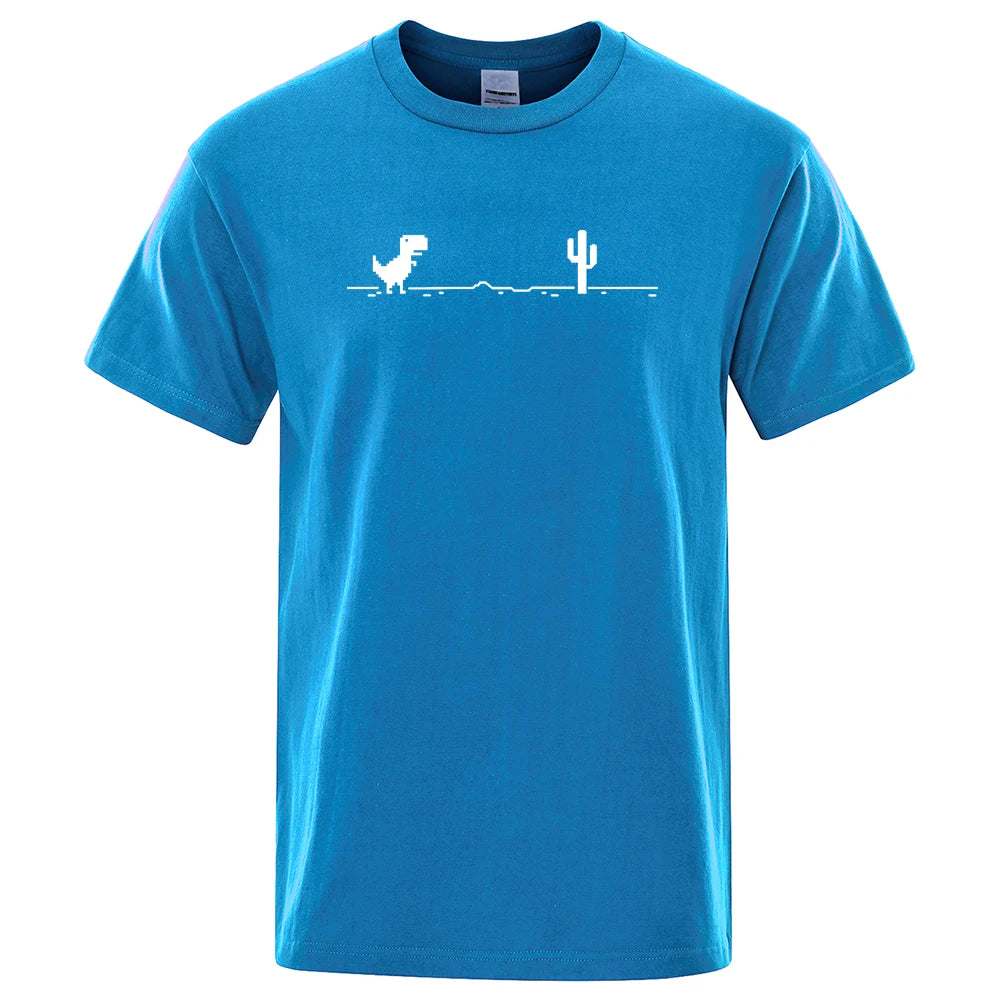 Dinosaurs and Cacti Men's Graphic Tee