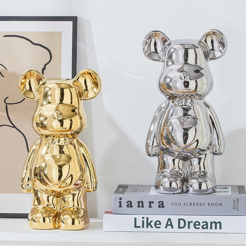 Shiny Bear Home Décor Figurine 17/27cm