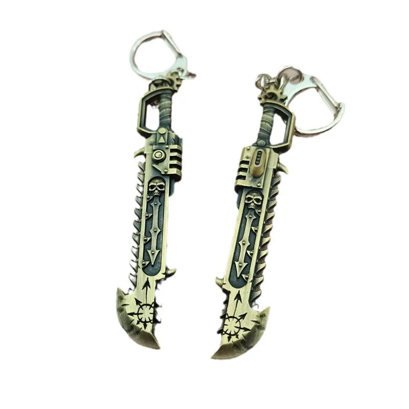 Keychain of Warhammer 40K Chain Saw