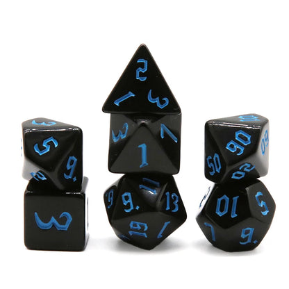 Colourful Resin Dice Set – 26 Designs for D&D and RPGs