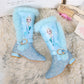 Disney Frozen Girls' Fluffy Winter Boots