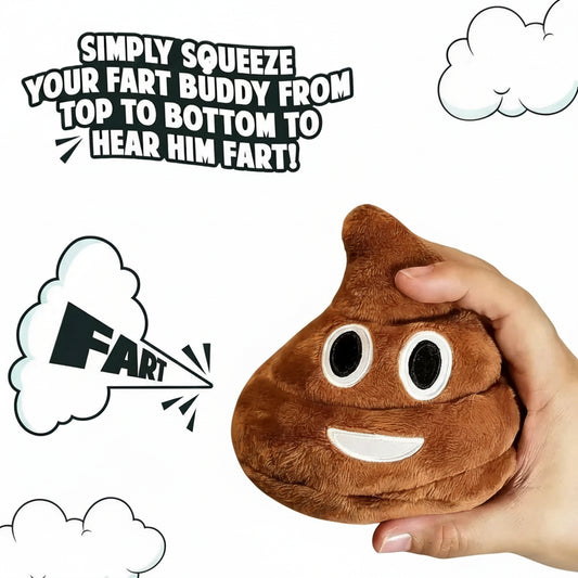 Farting Poo Emoji Adult Plush Toy