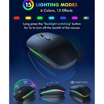 JOMAA 2.4G Wireless Keyboard and Mouse Combo