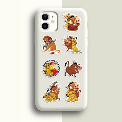 10/30/50PCS Cartoon Decal Stickers of The Lion King