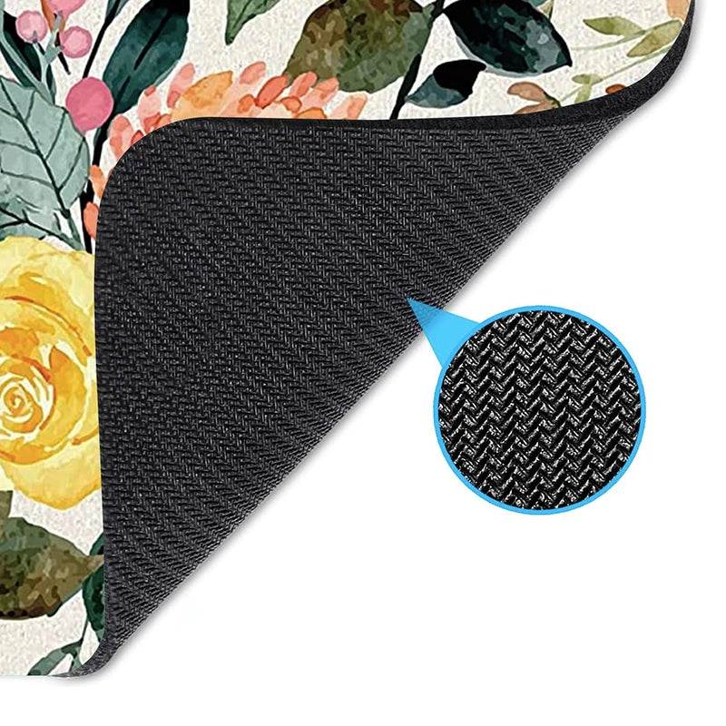 Floral Rectangle Mouse Pads