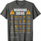 Funny Driving Warning Signs Men's Tee