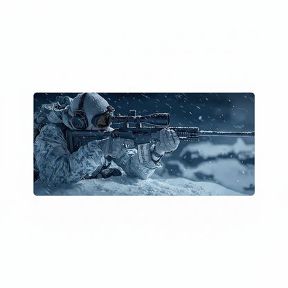 Tactical Soldier Computer Desk Mat