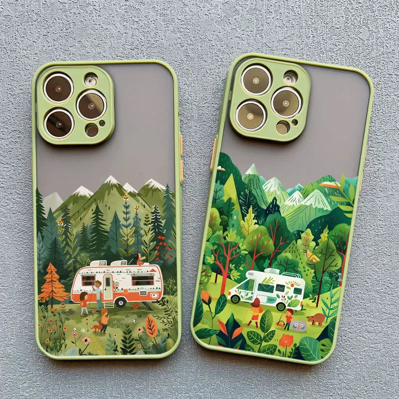 Van Life Forest Landscape Phone Case (for iPhone)