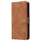 Protective Leather Flip iPhone Case - Wine Red