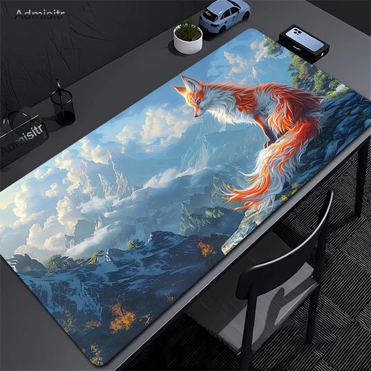 Mythical Fox Landscape Desk and Keyboard Mat