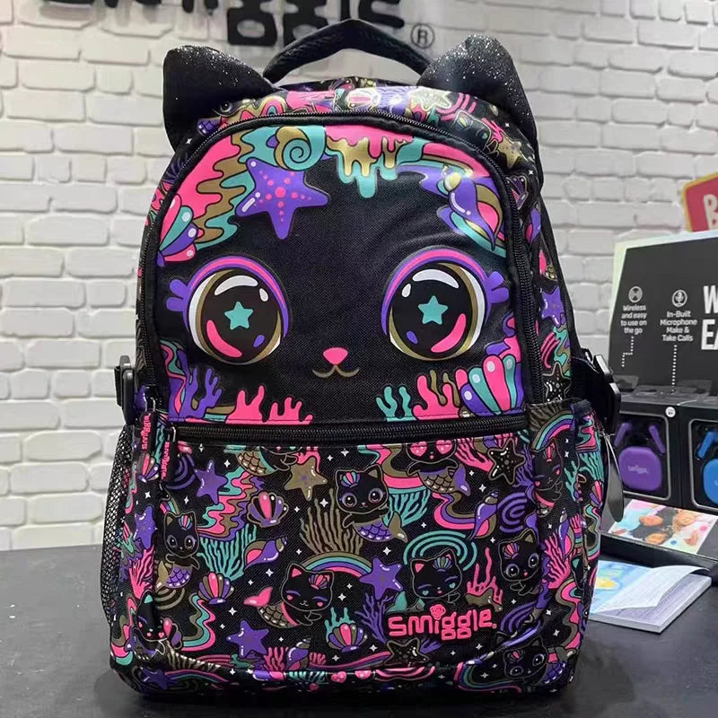 Smiggle Mermaid Cat School Backpack and Bags