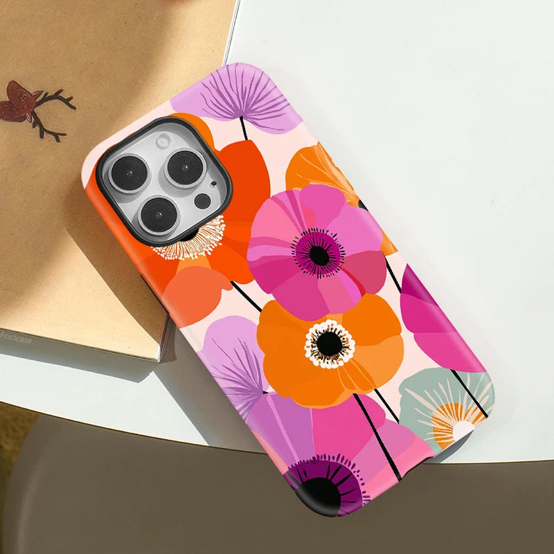 Colourful Poppies Phone Case (for iPhone)