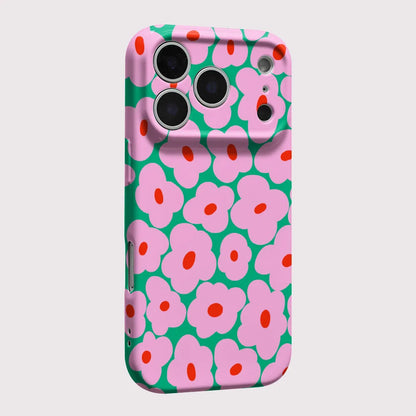 Flower iPhone Case – Hard Shockproof Bumper Cover