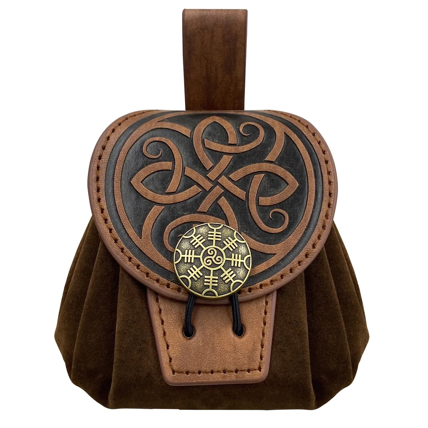 Medieval PU Leather Dice or Coin Bag