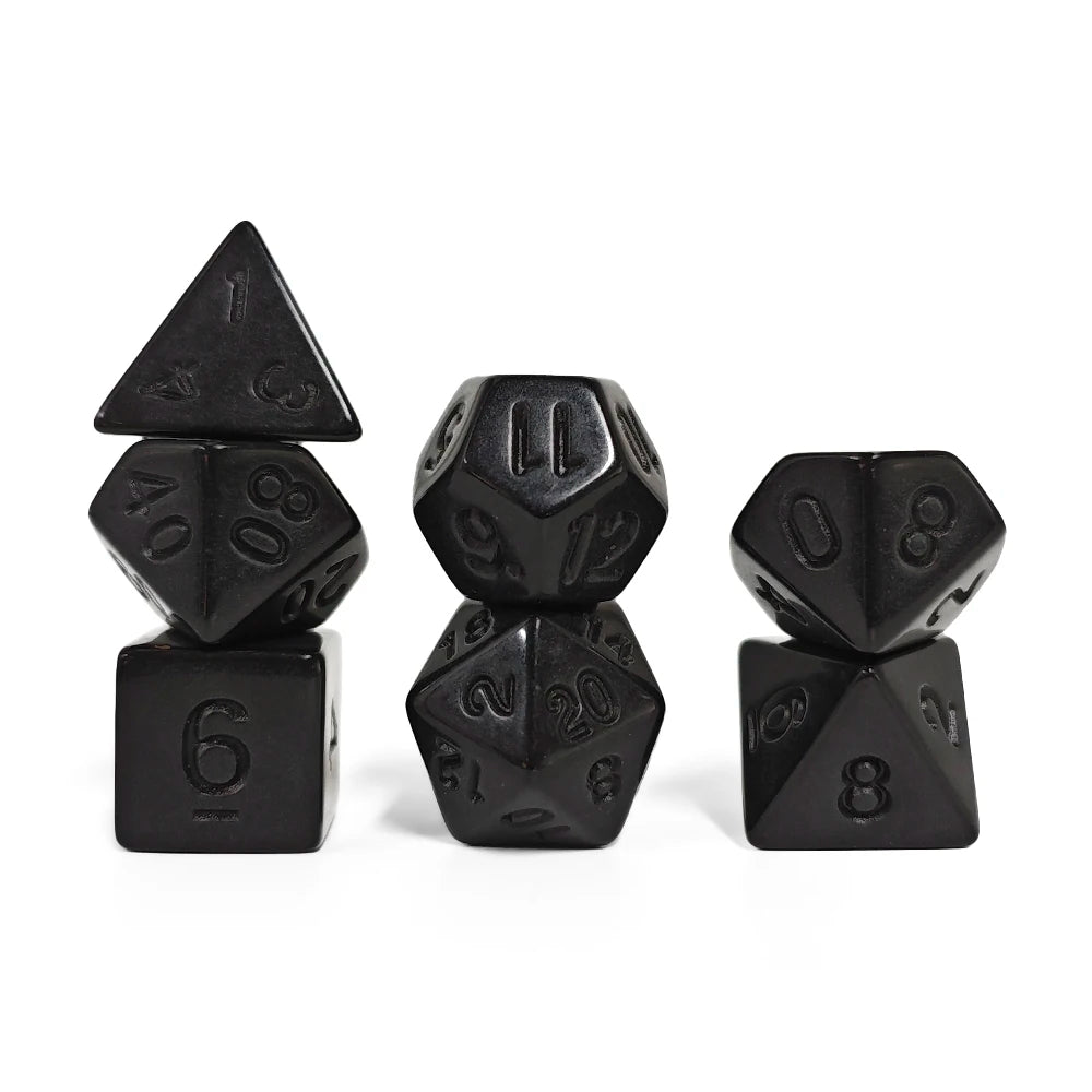 Colourful Resin Dice Set – 26 Designs for D&D and RPGs